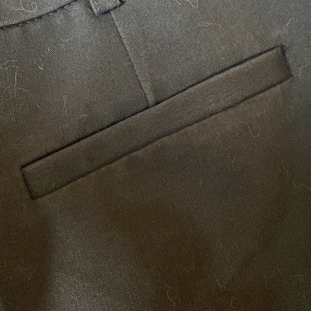 White House Black Market WIDE leg pant, Black, pockets, double hook front zip 2 - Picture 8 of 8